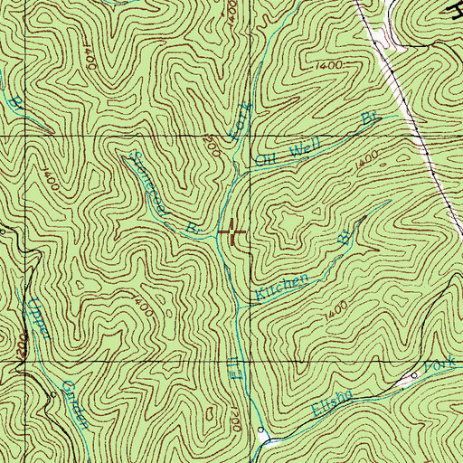 Topographic Map of Stonecoal Branch, KY