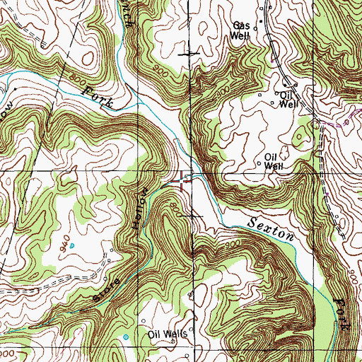 Topographic Map of Store Hollow, KY