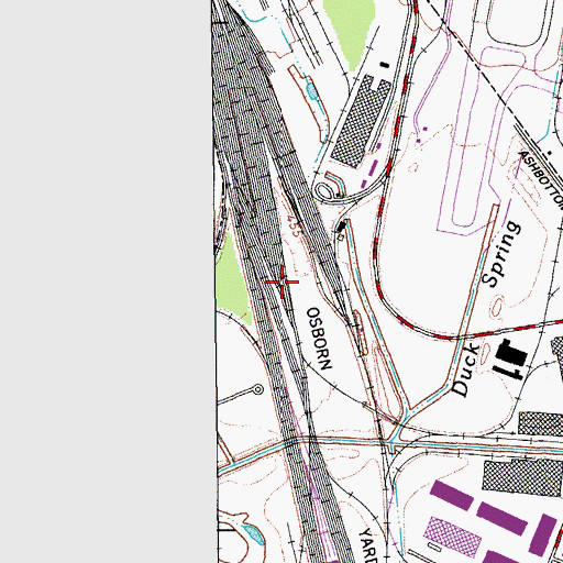 Topographic Map of Strawberry Yards, KY