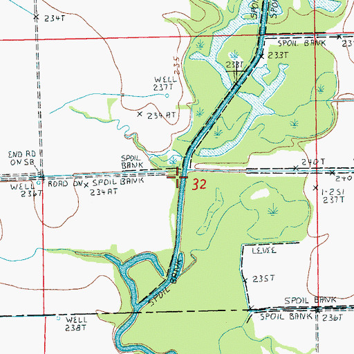 Topographic Map of Hydrick Creek, AR