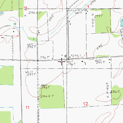 Topographic Map of Independent Church, AR
