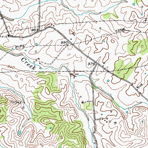Topographic Map of Tank Pond Hollow, KY