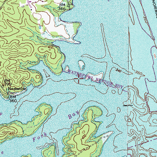 Topographic Map of Taylor Creek, KY