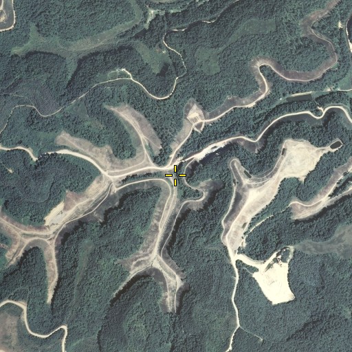 Aerial/Satellite Image of Thomas Conley Branch, KY