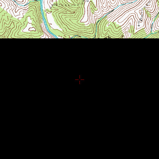 Topographic Map of Three Forks Creek, KY