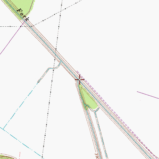Topographic Map of Twomile Creek, KY