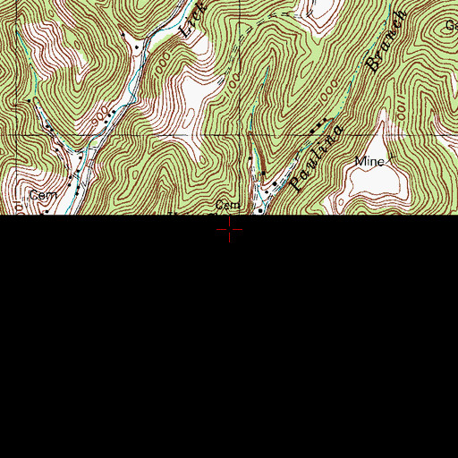 Topographic Map of Union Church, KY