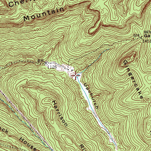 Topographic Map of Upchurch Hollow, KY
