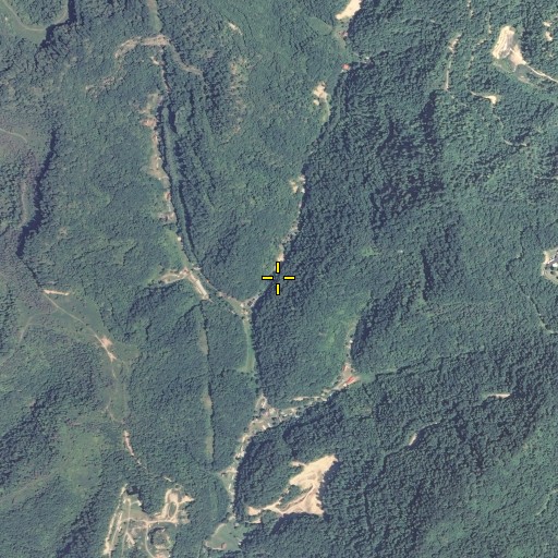 Aerial/Satellite Image of Upper Dry Fork School, KY