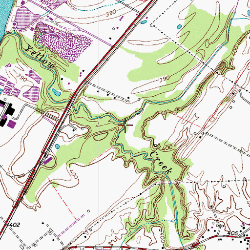 Topographic Map of VanBuren Creek, KY