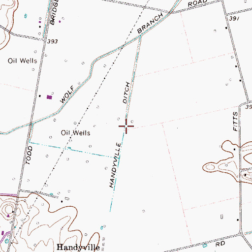 Topographic Map of Vance Ditch, KY