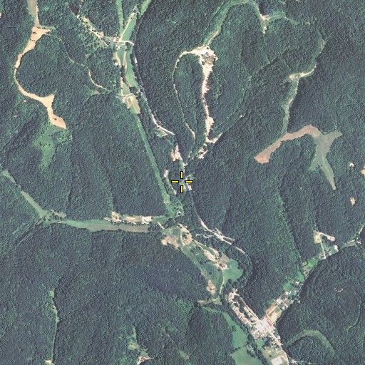 Aerial/Satellite Image of Vaughan Branch, KY