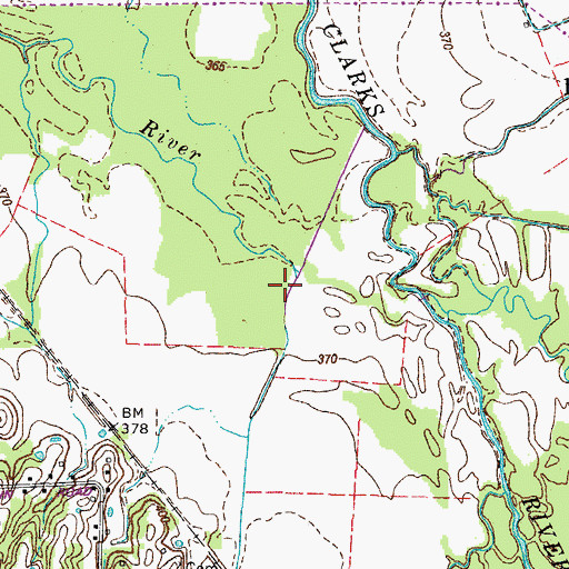Topographic Map of Watch Creek, KY