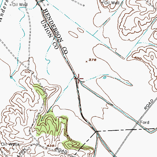 Topographic Map of Whitelick Creek, KY