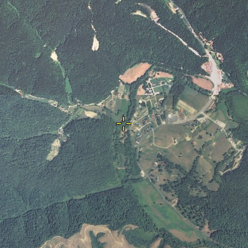 Aerial/Satellite Image of Whitt Branch, KY