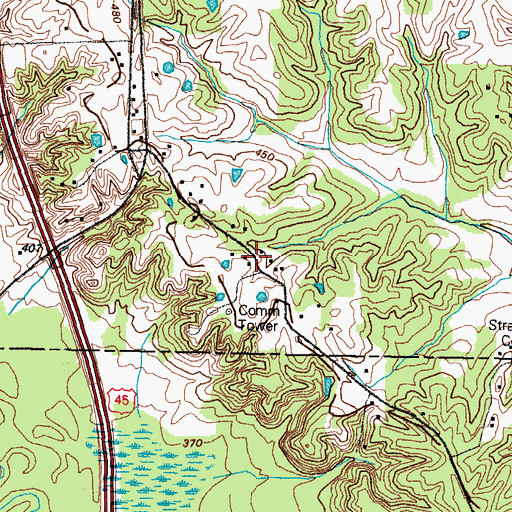 Topographic Map of Wice Church, KY