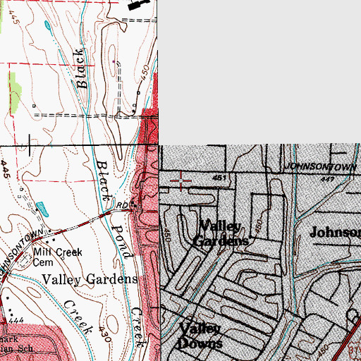 Topographic Map of Wilkerson School, KY