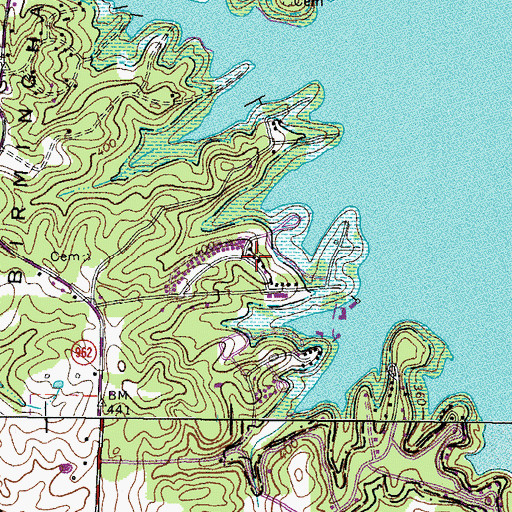 Topographic Map of Will-Vera Camp, KY