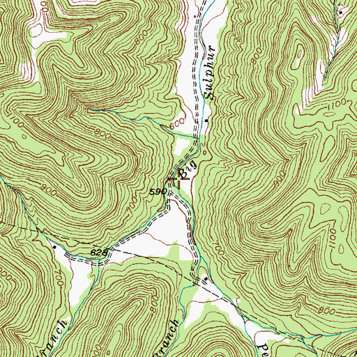 Topographic Map of Willim Branch, KY