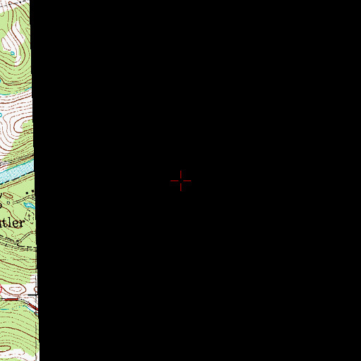 Topographic Map of Willow Creek, KY