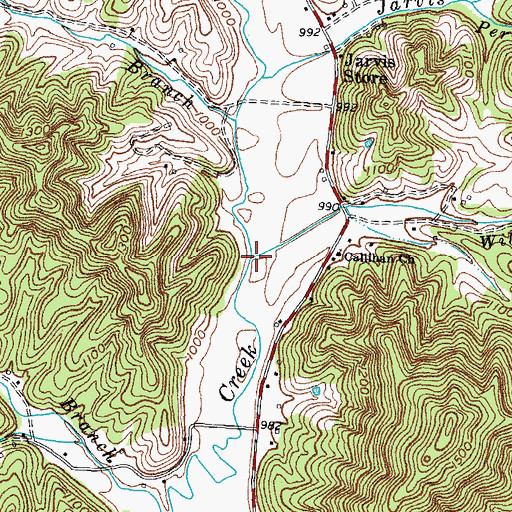 Topographic Map of Wilson Branch, KY