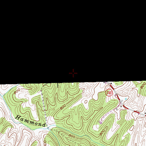 Topographic Map of Work Cemetery, KY