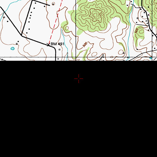 Topographic Map of Limestone Springs, KY