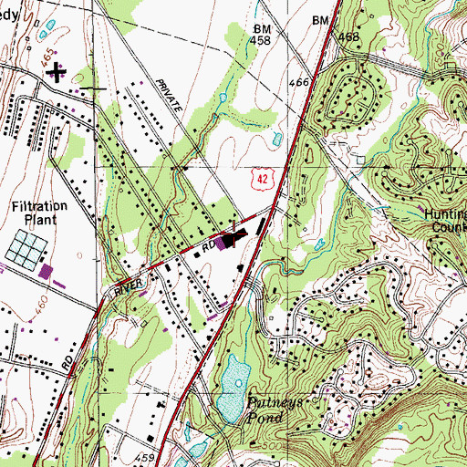 Topographic Map of Prospect Post Office, KY