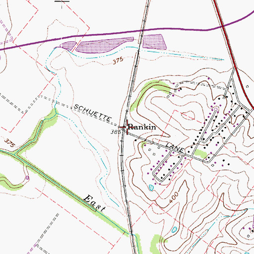Topographic Map of Rankin, KY