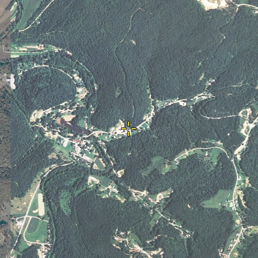 Aerial/Satellite Image of Stringtown, KY