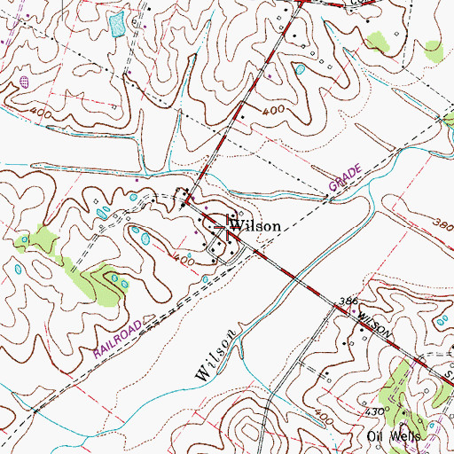 Topographic Map of Wilson, KY