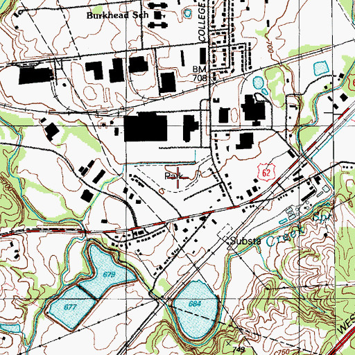Topographic Map of University Park, KY