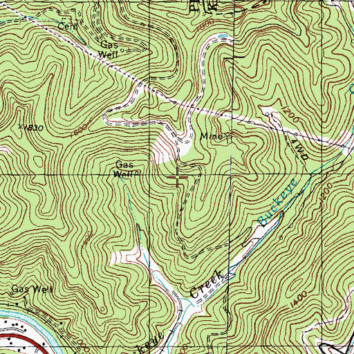 Topographic Map of Sovereign Grace Church, KY