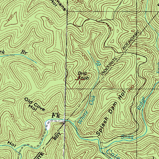 Topographic Map of Drill Knob, KY