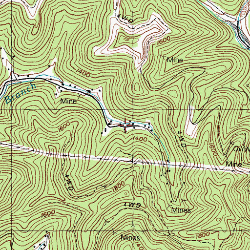 Topographic Map of Dixie School (historical), KY