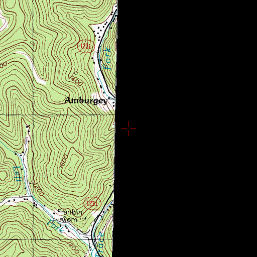 Topographic Map of Head of Trace School, KY
