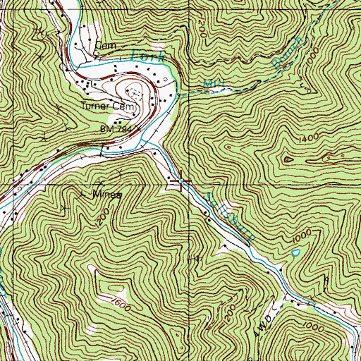 Topographic Map of Salisbury School (historical), KY