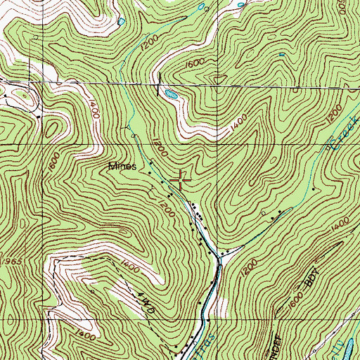 Topographic Map of Sassafras School (historical), KY