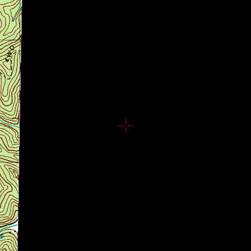 Topographic Map of Trace Fork United Baptist Church, KY