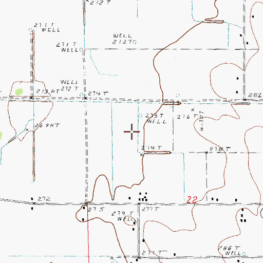 Topographic Map of Lateral 4A, AR