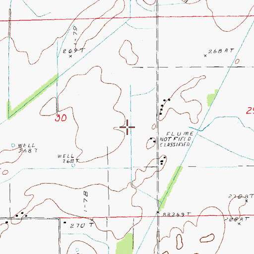 Topographic Map of Lateral 6 A, AR
