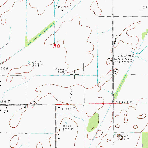 Topographic Map of Lateral 6 B, AR