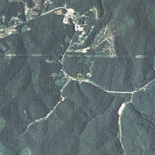 Aerial/Satellite Image of Piney Branch, KY