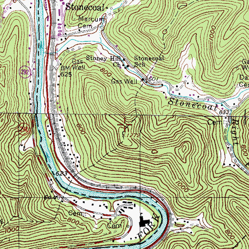 Topographic Map of Saint John Neumann Church, KY