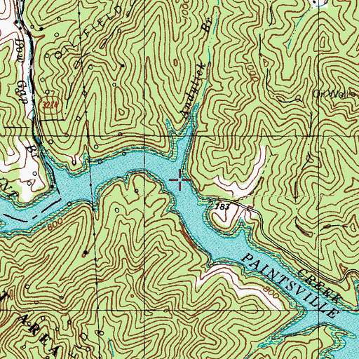 Topographic Map of Cuba School (historical), KY