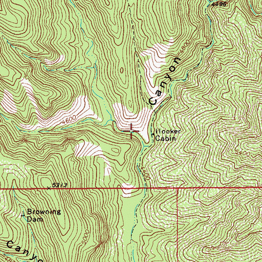 Topographic Map of Gold Gulch, AZ
