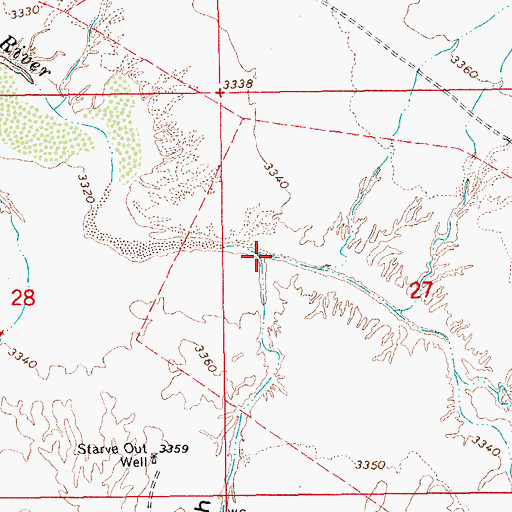 Topographic Map of Gold Gulch, AZ