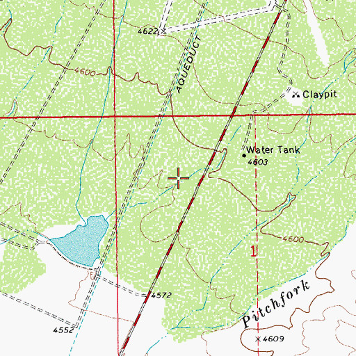 Topographic Map of Gold Gulch, AZ
