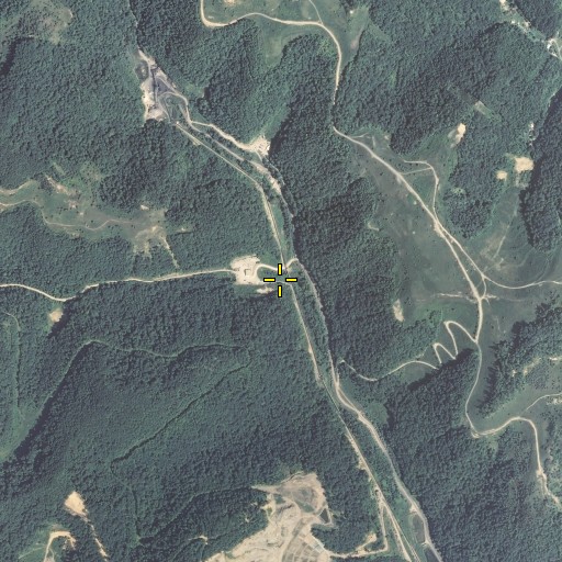 Aerial/Satellite Image of Beech Fork School, KY