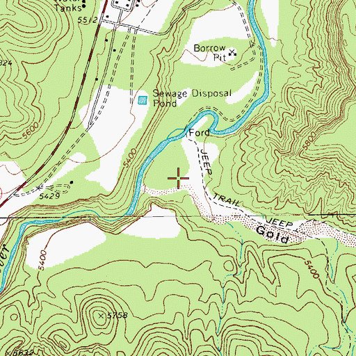 Topographic Map of Gold Gulch, AZ